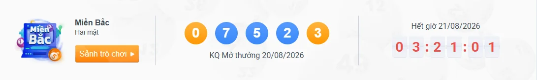 casino lottery interface